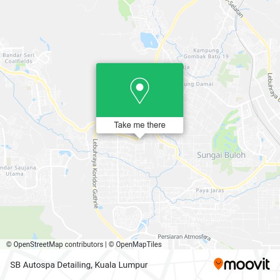 SB Autospa Detailing map