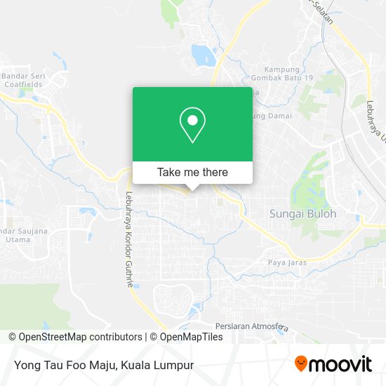 Yong Tau Foo Maju map