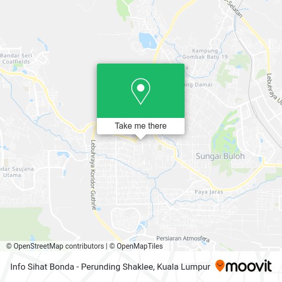 Info Sihat Bonda - Perunding Shaklee map