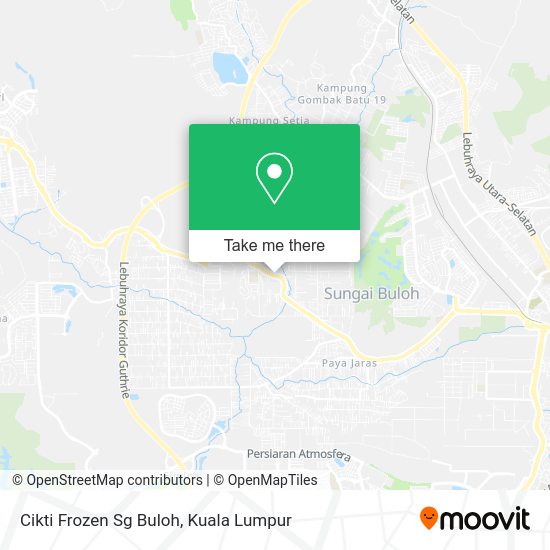 Peta Cikti Frozen Sg Buloh