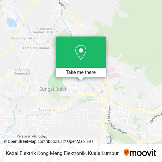 Kedai Elektrik Kong Meng Elektronik map