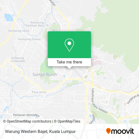 Warung Western Bajet map
