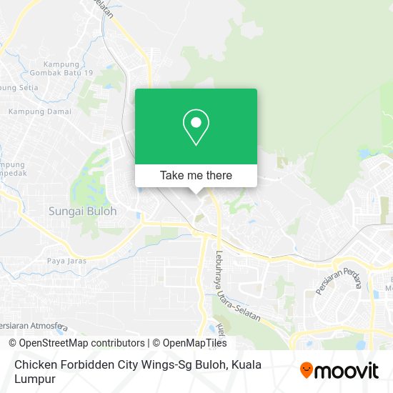 Chicken Forbidden City Wings-Sg Buloh map