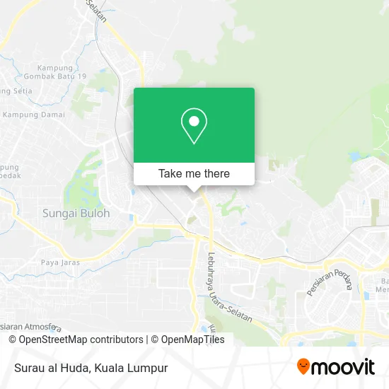 Surau al Huda map