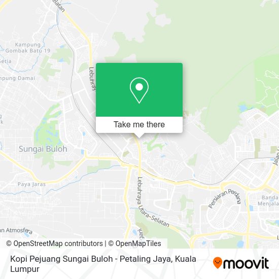 Kopi Pejuang Sungai Buloh - Petaling Jaya map