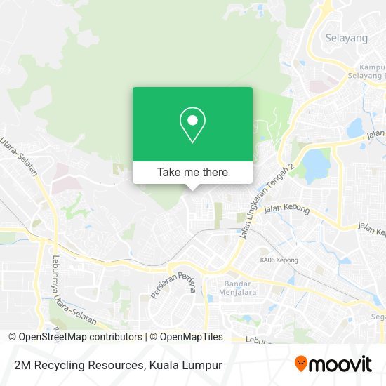 2M Recycling Resources map