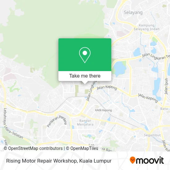 Rising Motor Repair Workshop map