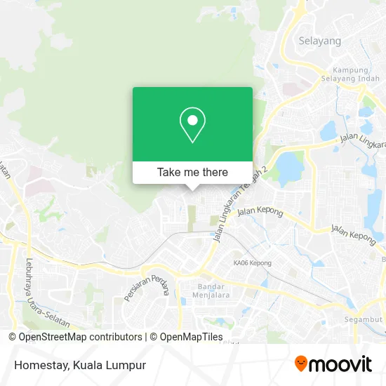 Homestay map