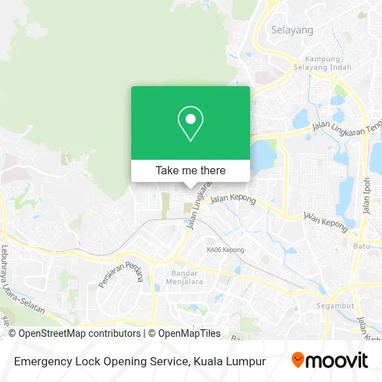 Emergency Lock Opening Service map