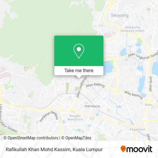 Rafikullah Khan Mohd Kassim map