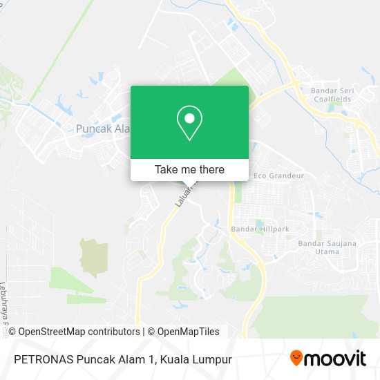 PETRONAS Puncak Alam 1 map