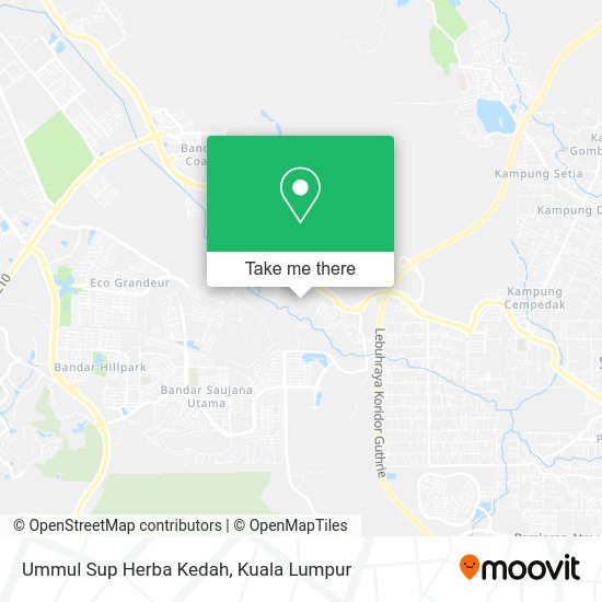 Ummul Sup Herba Kedah map