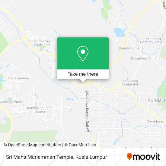 Sri Maha Mariamman Temple map
