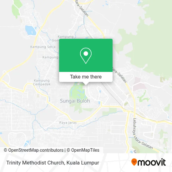 Trinity Methodist Church map