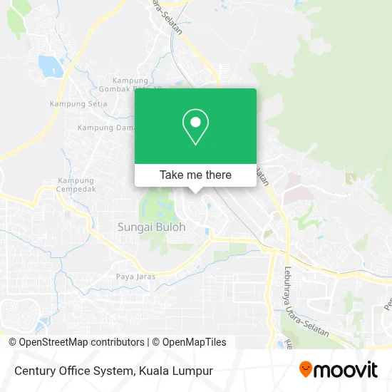 Century Office System map