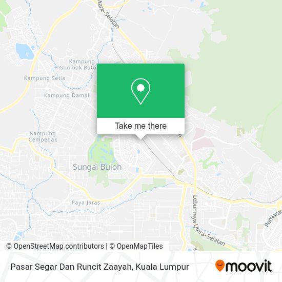 Pasar Segar Dan Runcit Zaayah map