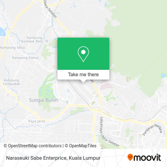 Naraseuki Sabe Enterprice map