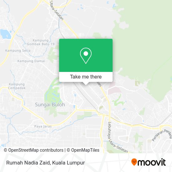 Peta Rumah Nadia Zaid