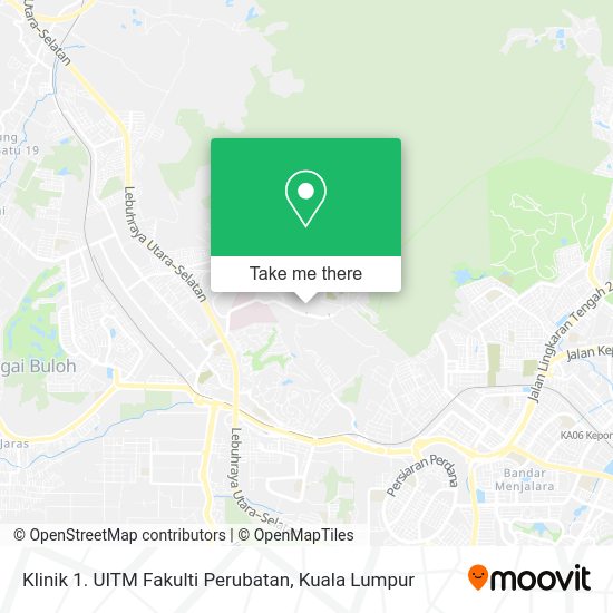 Peta Klinik 1. UITM Fakulti Perubatan