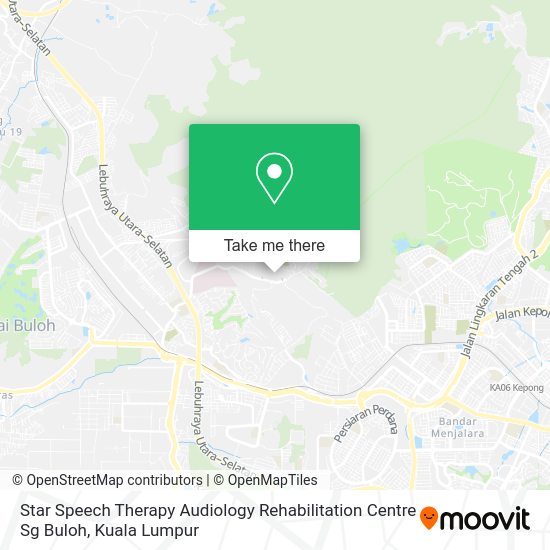Star Speech Therapy Audiology Rehabilitation Centre Sg Buloh map