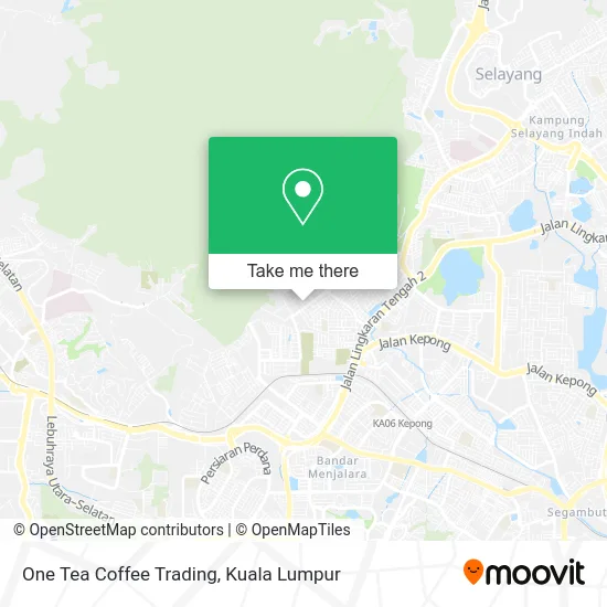 One Tea Coffee Trading map
