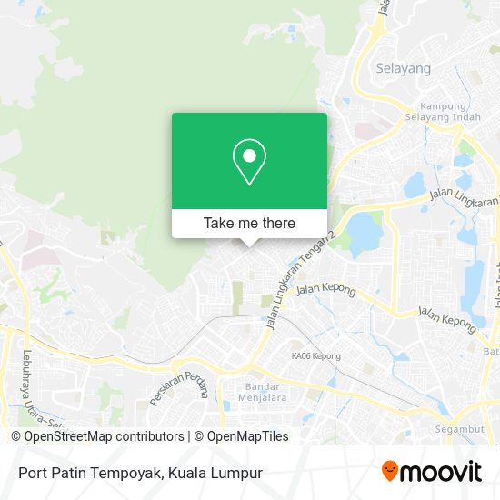 Peta Port Patin Tempoyak
