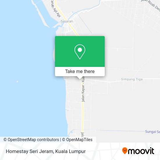 Homestay Seri Jeram map