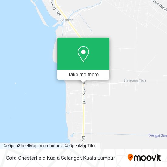 Sofa Chesterfield Kuala Selangor map
