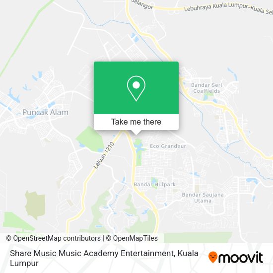 Share Music Music Academy Entertainment map