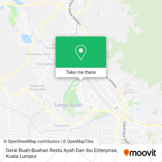 Gerai Buah-Buahan Restu Ayah Dan Ibu Enterprise map