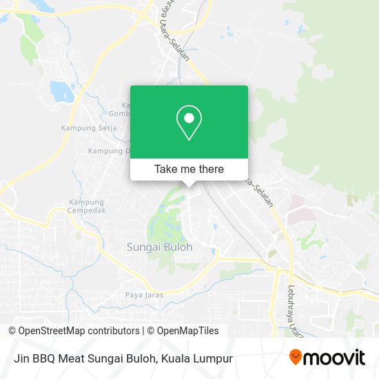 Jin BBQ Meat Sungai Buloh map