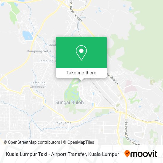 Kuala Lumpur Taxi - Airport Transfer map