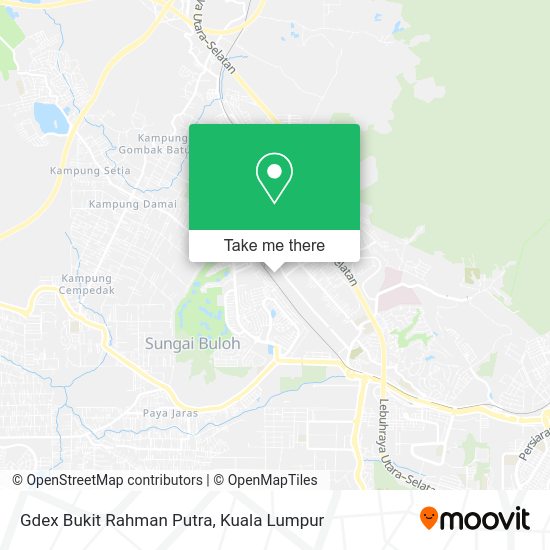 Gdex Bukit Rahman Putra map