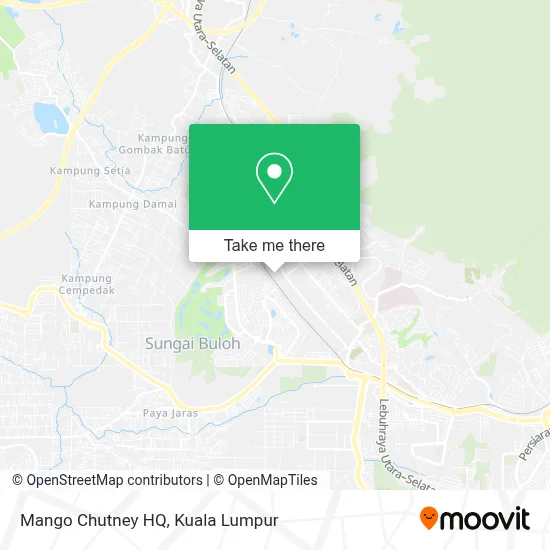 Mango Chutney HQ map