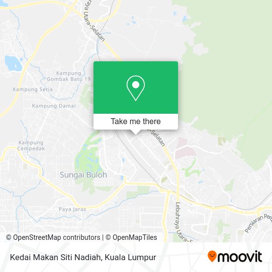 Peta Kedai Makan Siti Nadiah
