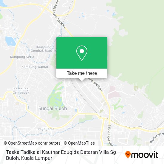 Taska Tadika al Kauthar Eduqids Dataran Villa Sg Buloh map