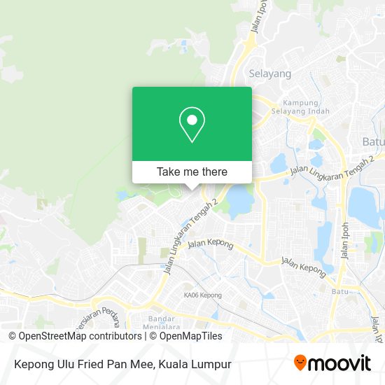 Peta Kepong Ulu Fried Pan Mee