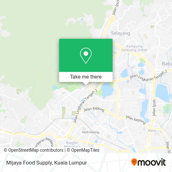 Peta Mijaya Food Supply