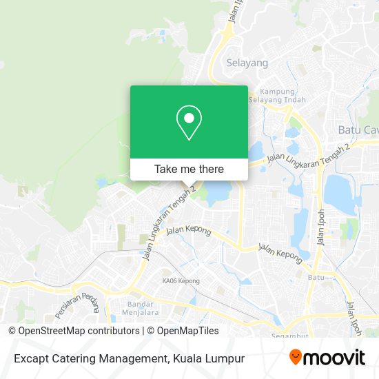 Excapt Catering Management map