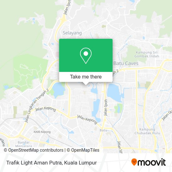 Trafik Light Aman Putra map
