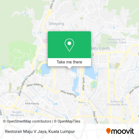 Restoran Maju V Jaya map