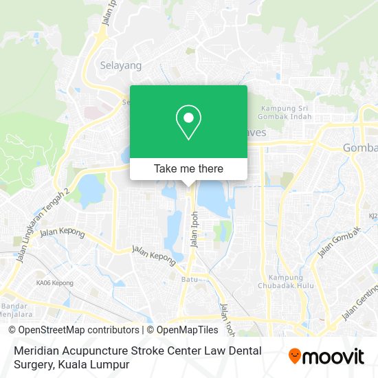 Meridian Acupuncture Stroke Center Law Dental Surgery map