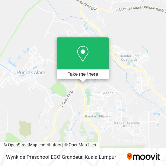 Wynkids Preschool ECO Grandeur map