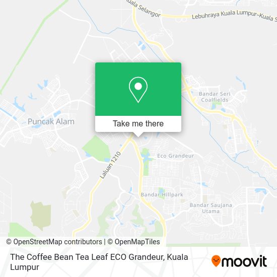 The Coffee Bean Tea Leaf ECO Grandeur map