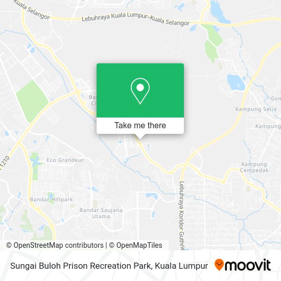 Sungai Buloh Prison Recreation Park map
