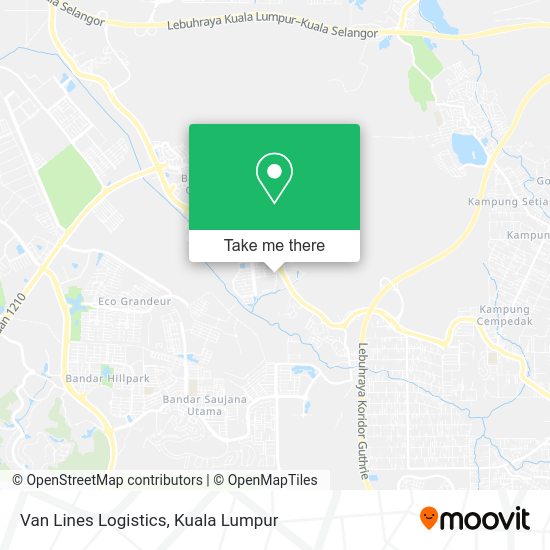 Van Lines Logistics map