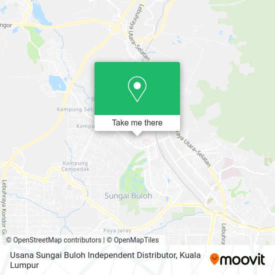 Usana Sungai Buloh Independent Distributor map