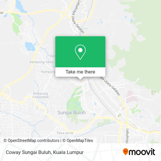 Coway Sungai Buluh map