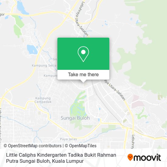 Peta Little Caliphs Kindergarten Tadika Bukit Rahman Putra Sungai Buloh