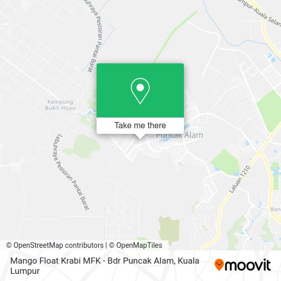 Peta Mango Float Krabi MFK - Bdr Puncak Alam